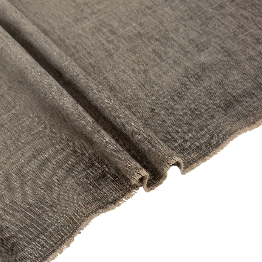 Chenille Upholstery Remnant - Taupe