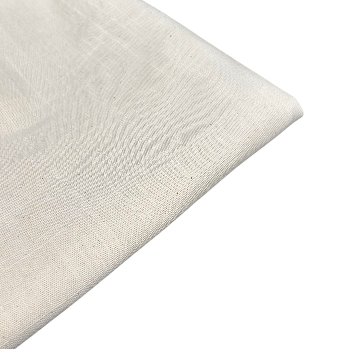 Crosshatch Medium Weight Linen - Natural