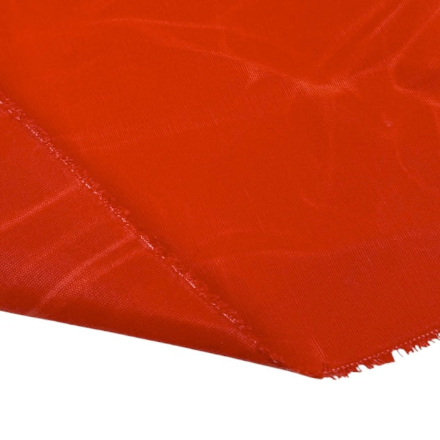 Waxed Cotton Canvas 10oz Beeswax - Orange