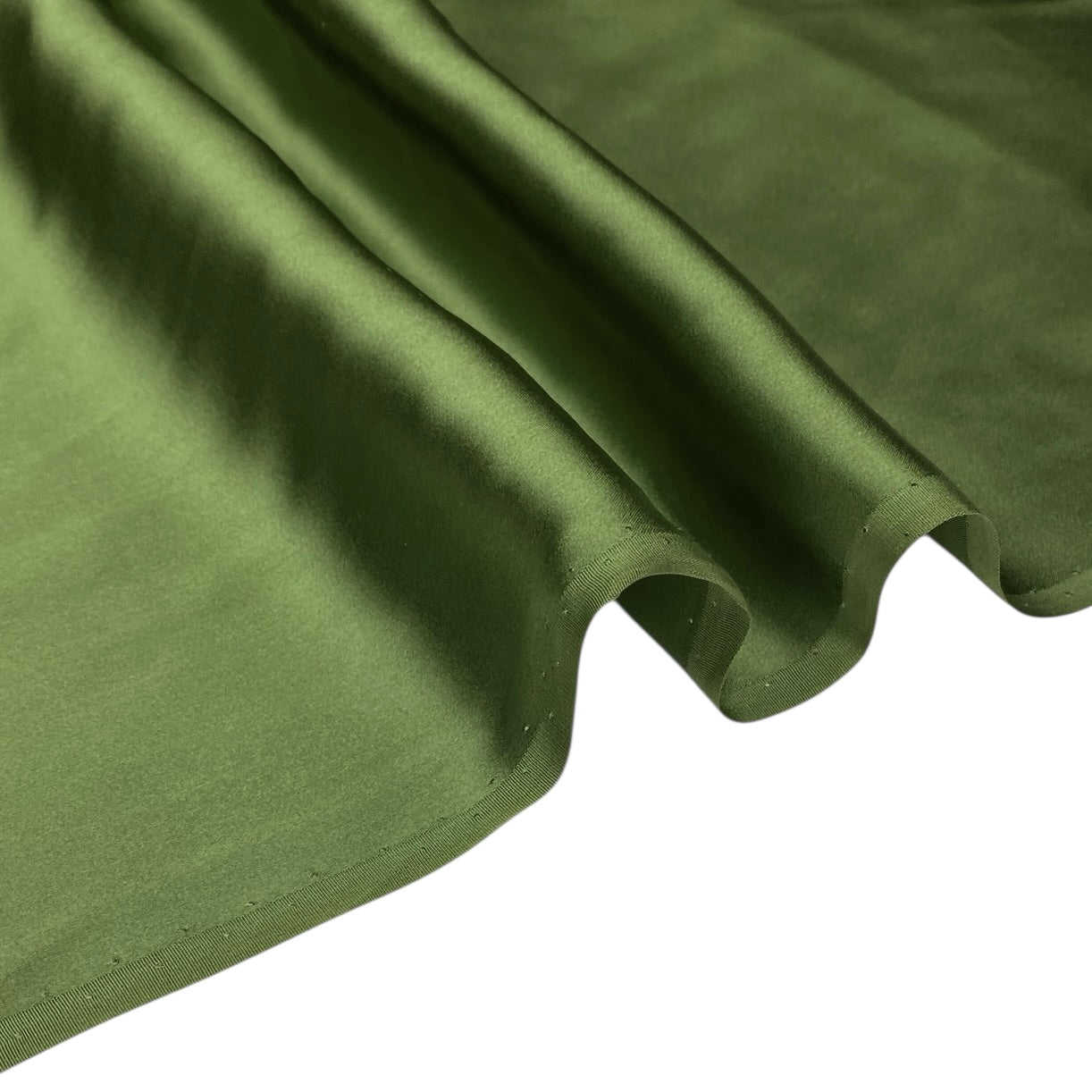 Mulberry Silk Charmeuse Satin - Green