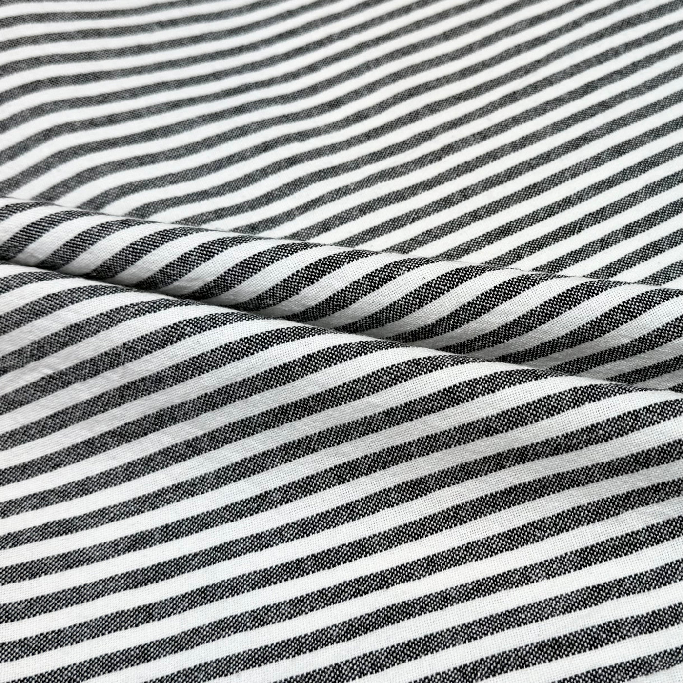 Striped Organic Cotton - Black/White