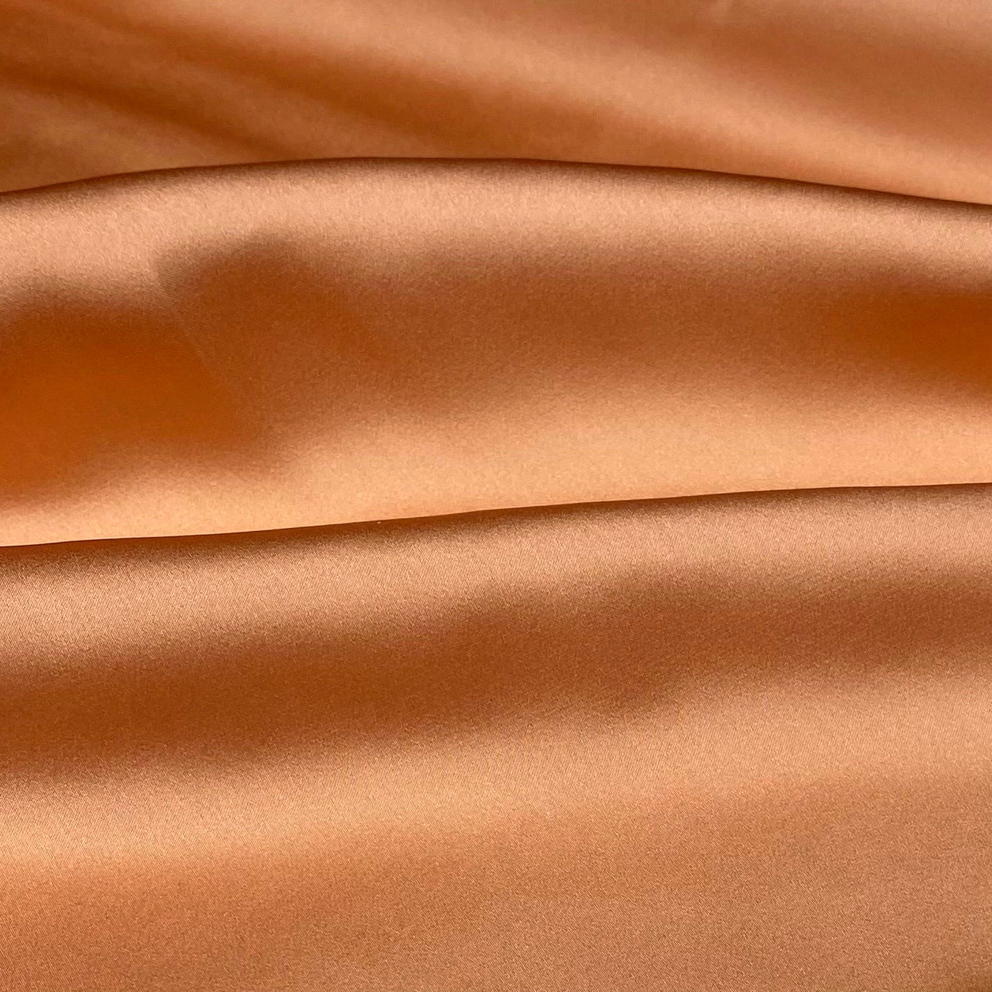 Mulberry Silk Charmeuse Satin - Dusty Peach