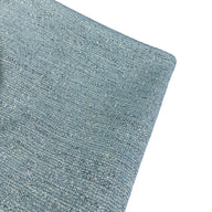 Upholstery Remnant  - Light Blue/White/Navy
