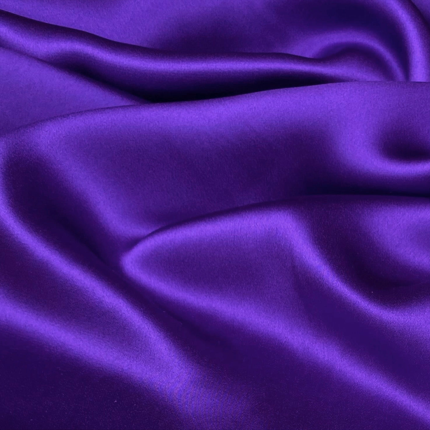 Mulberry Silk Charmeuse Satin - Purple