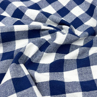 Checkered Organic Cotton - Blue/White
