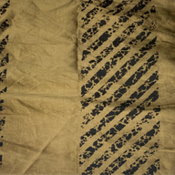 Striped Silk Shantung - Gold/Black