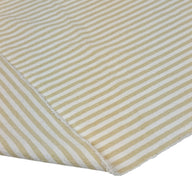Striped Organic Cotton - Yellow/White