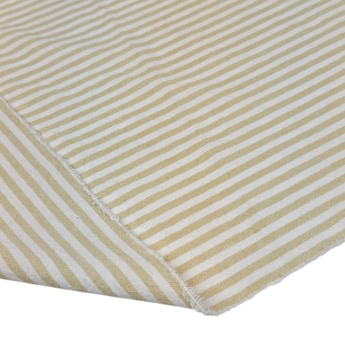 Striped Organic Cotton - Yellow/White
