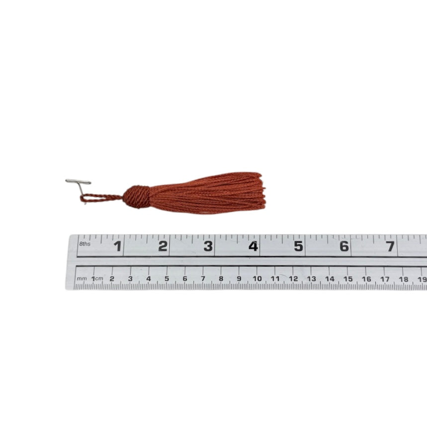 Decorative 3” Tassel - Rust