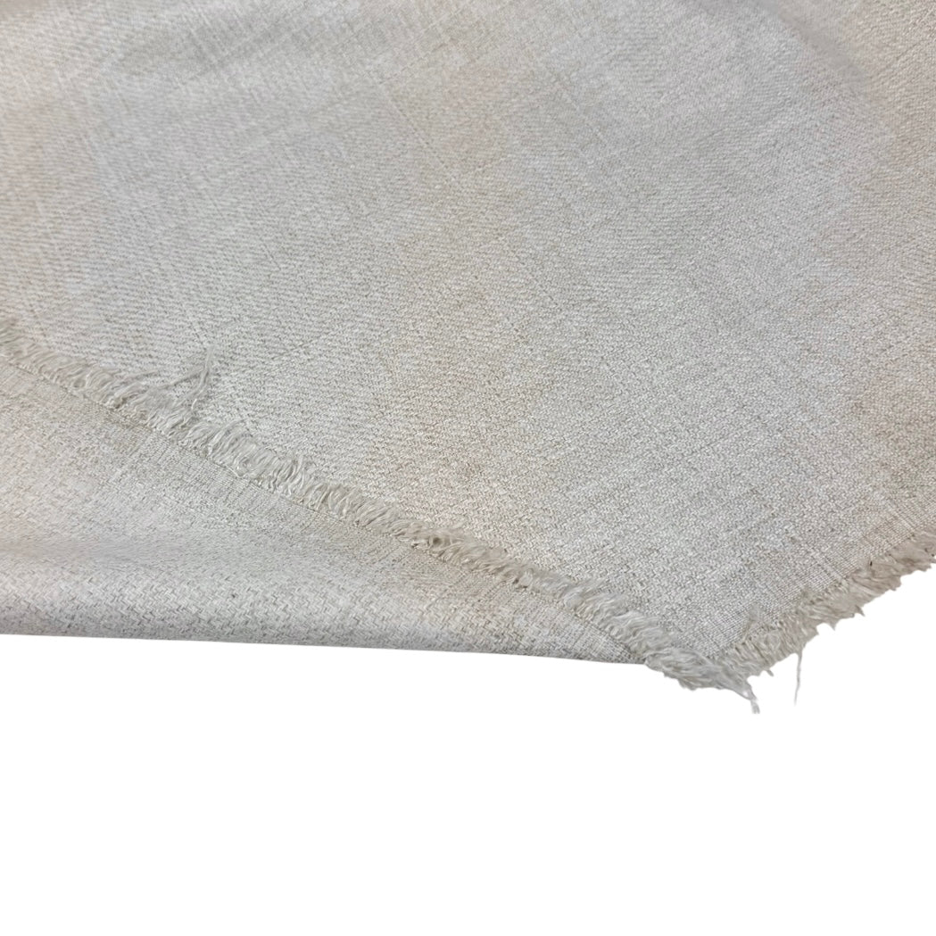 Chenille Upholstery Remnant - Ivory
