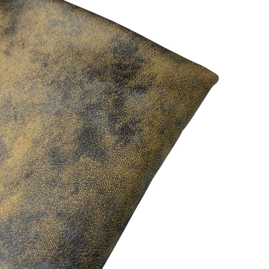 Distressed Coated Stretch Twill Canvas - Burlywood