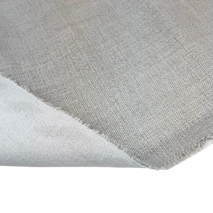 Woven Cotton/Linen Upholstery Interfaced Remnant - Grey