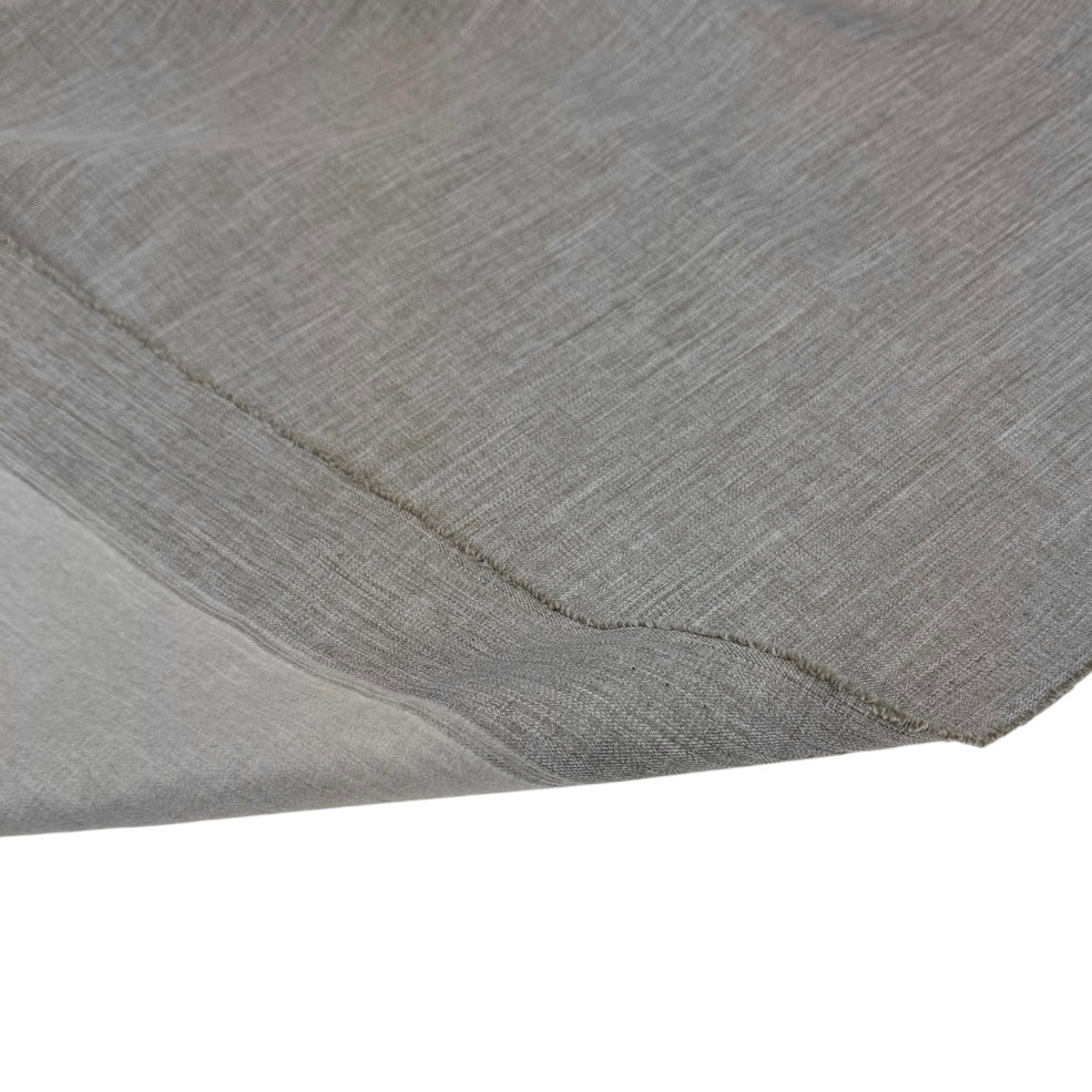 Woven Upholstery Remnant - Heathered Grey