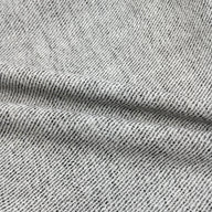Twill Upholstery Remnant - White/Grey