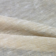 Linen Gauze - Brown/White