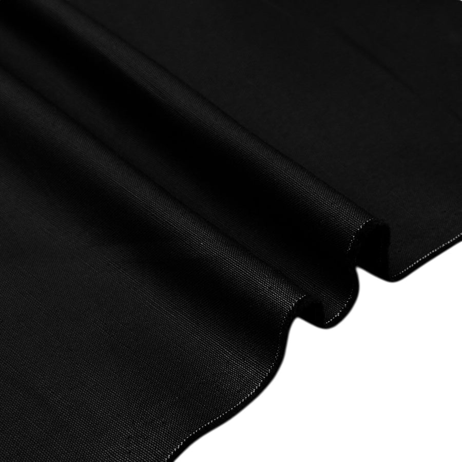 Medium Weight Linen - Black