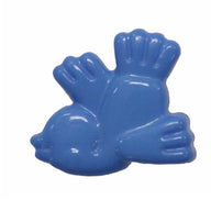 Bird Novelty Shank Button 18mm Medium Blue