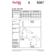 Burda Easy 6067 - T-Shirt Sewing Pattern