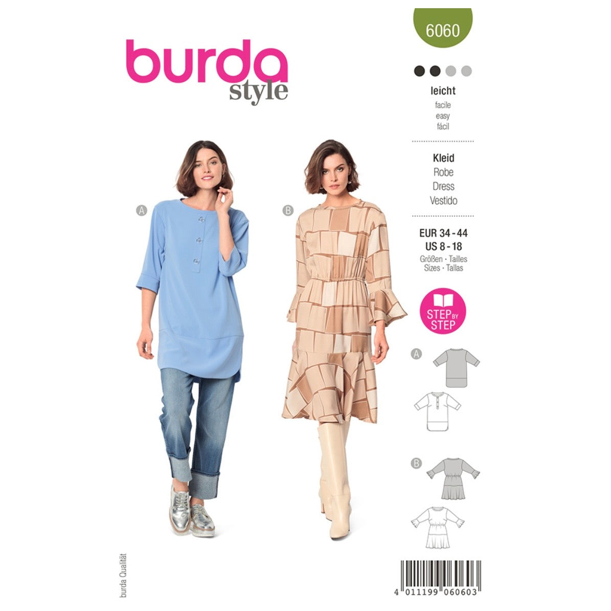 Burda Style 6060 - Dress Sewing Pattern