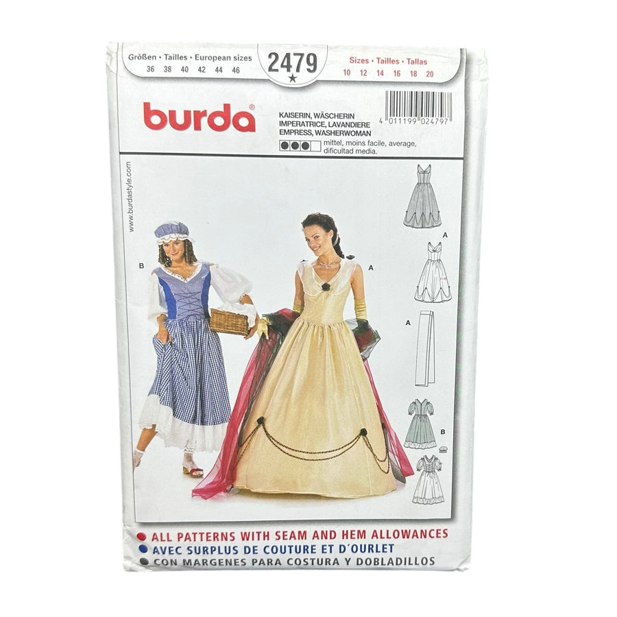 Burda 2479 Dress Costume Sewing Pattern