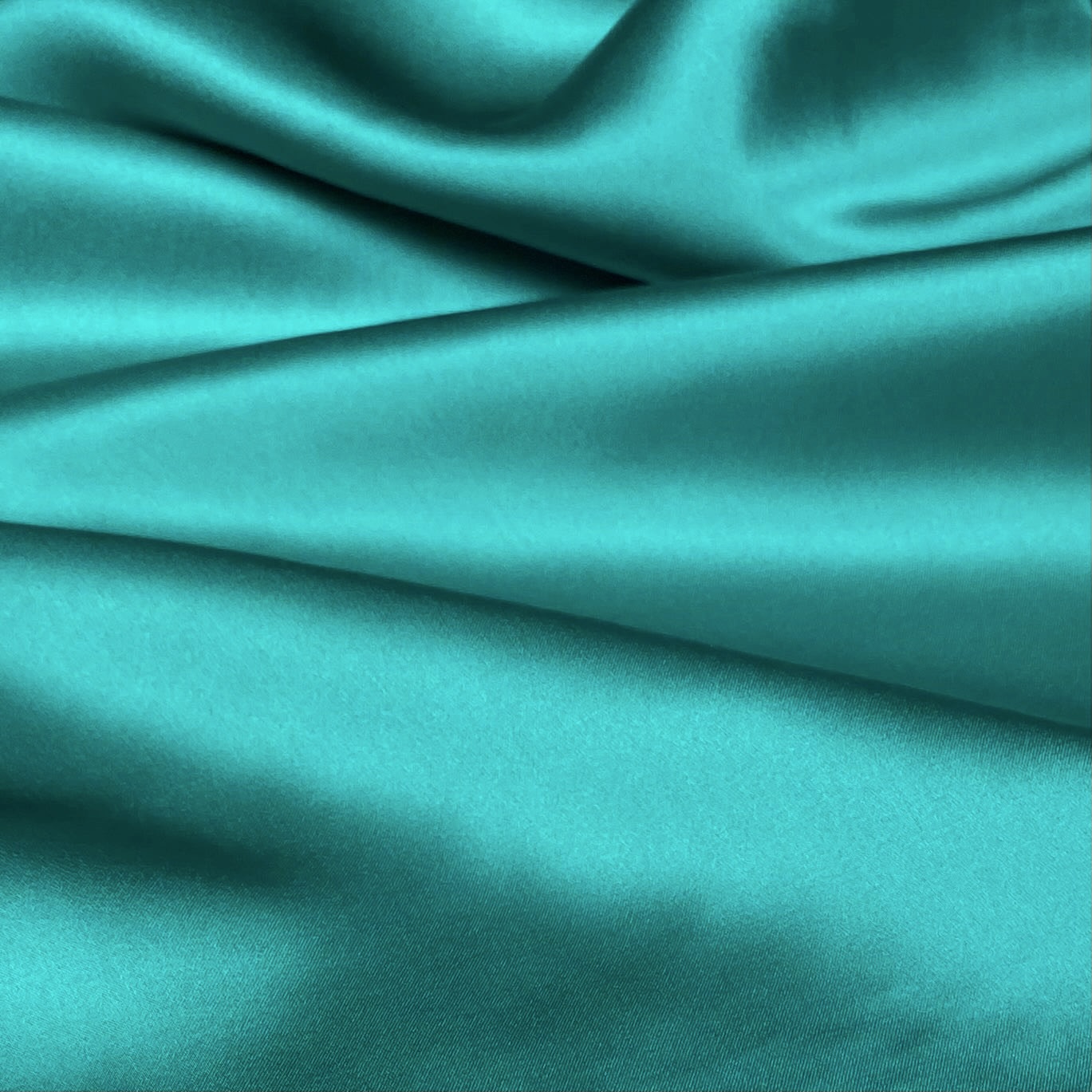 Mulberry Silk Charmeuse Satin - Bright Peacock