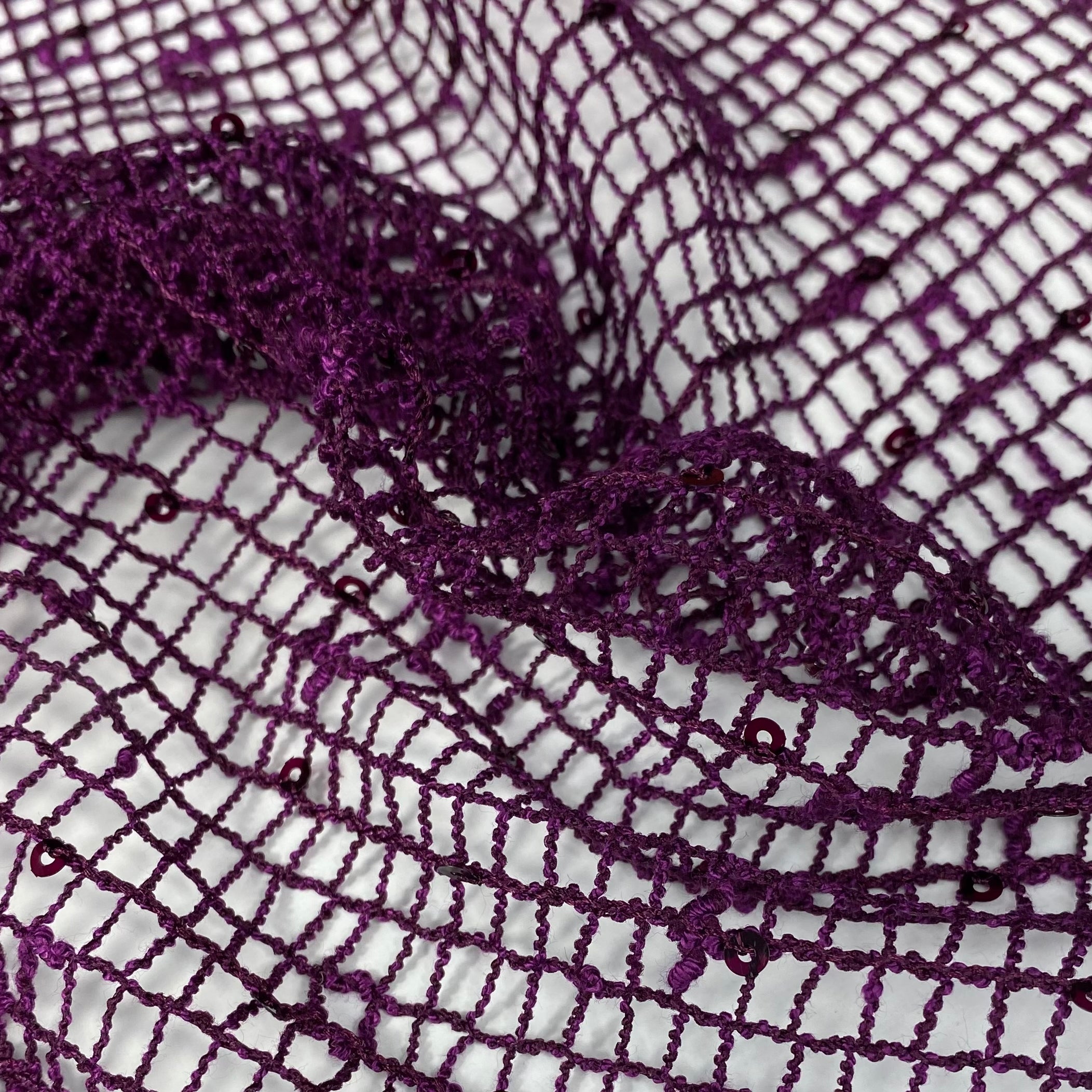 Sequin Mesh - Purple
