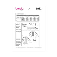 Burda Style 5981 - Blouse Sewing Pattern