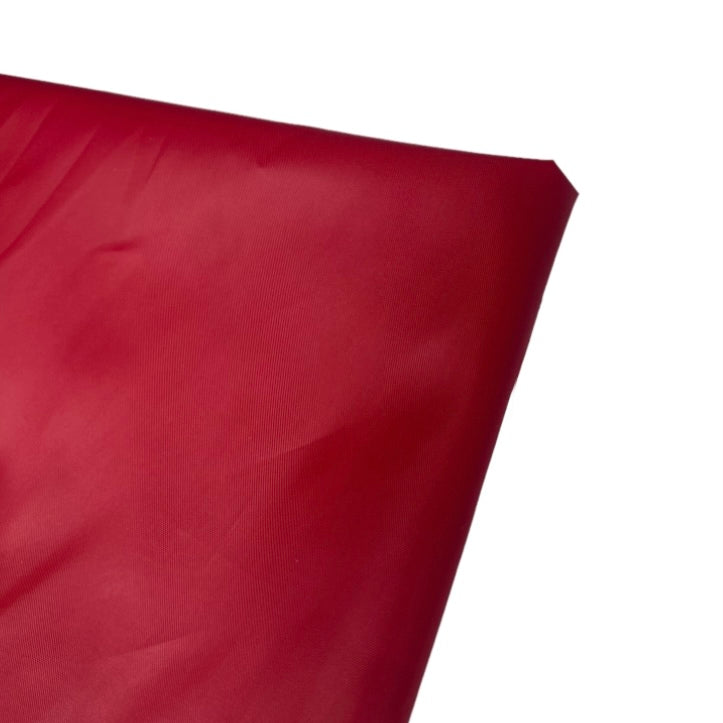 Water Repellent Nylon Lining - 60” - Red