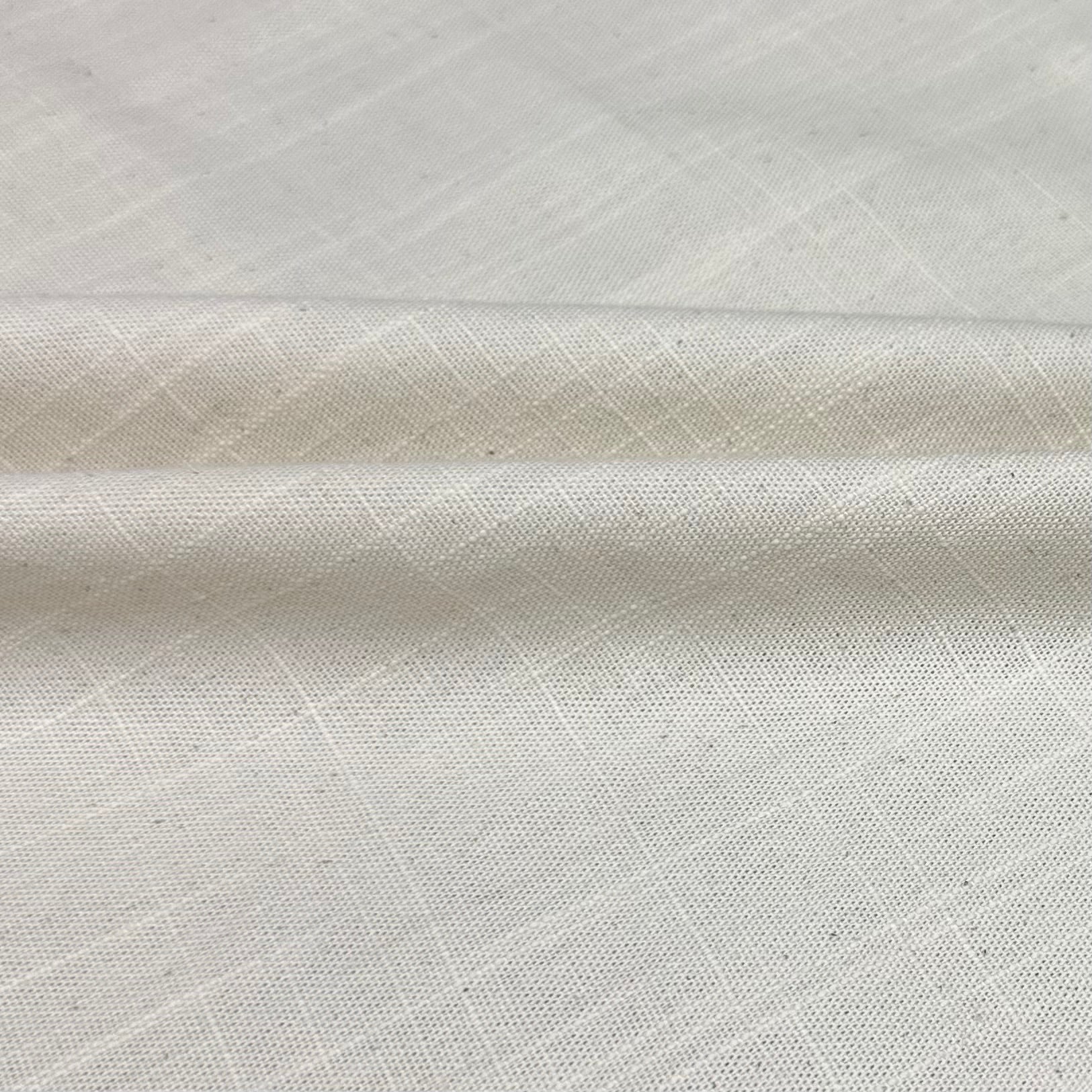 Crosshatch Medium Weight Linen - Natural