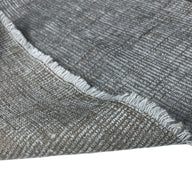 Chenille Upholstery Designer Remnant  - Grey/Beige