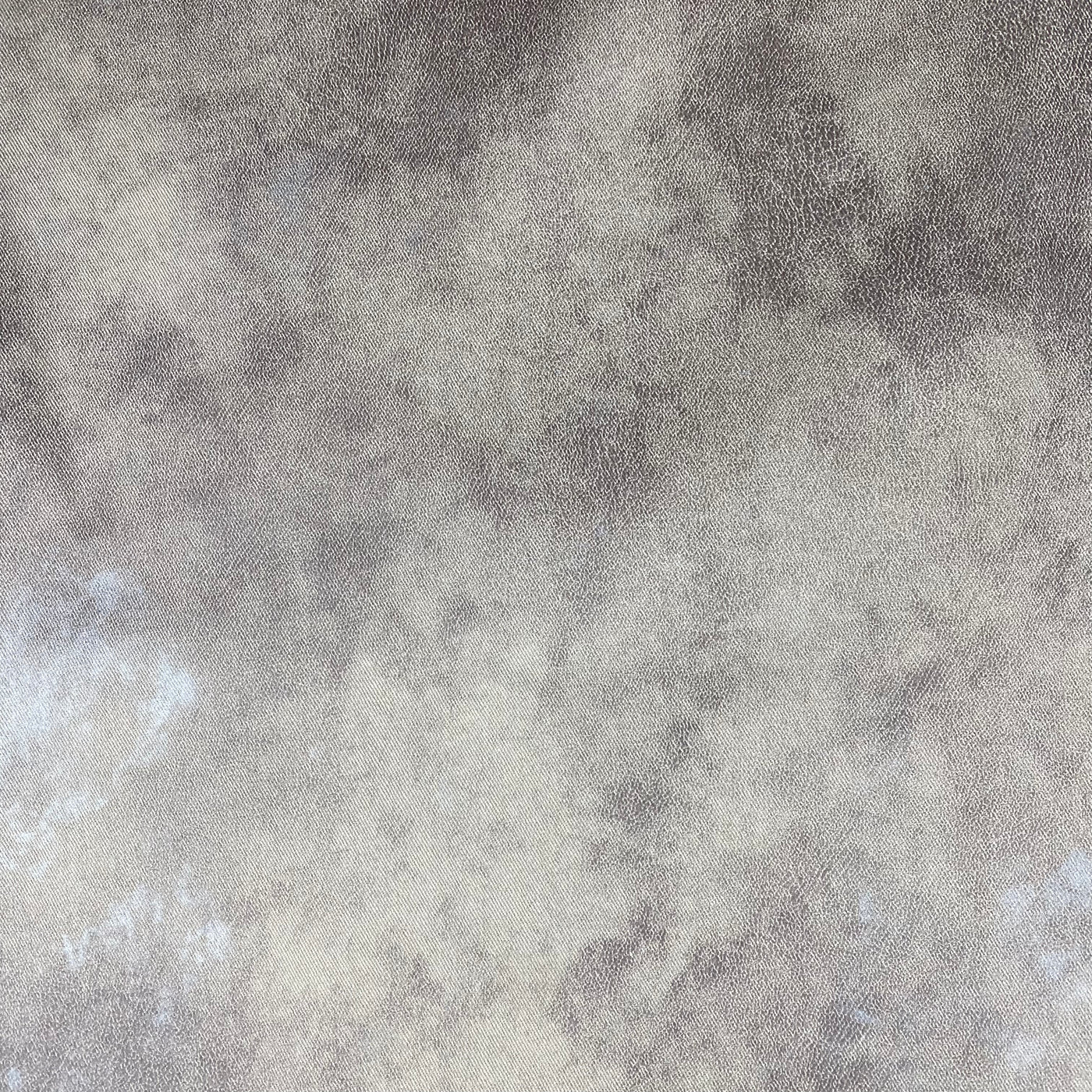 Distressed Coated Stretch Twill Canvas - Beige