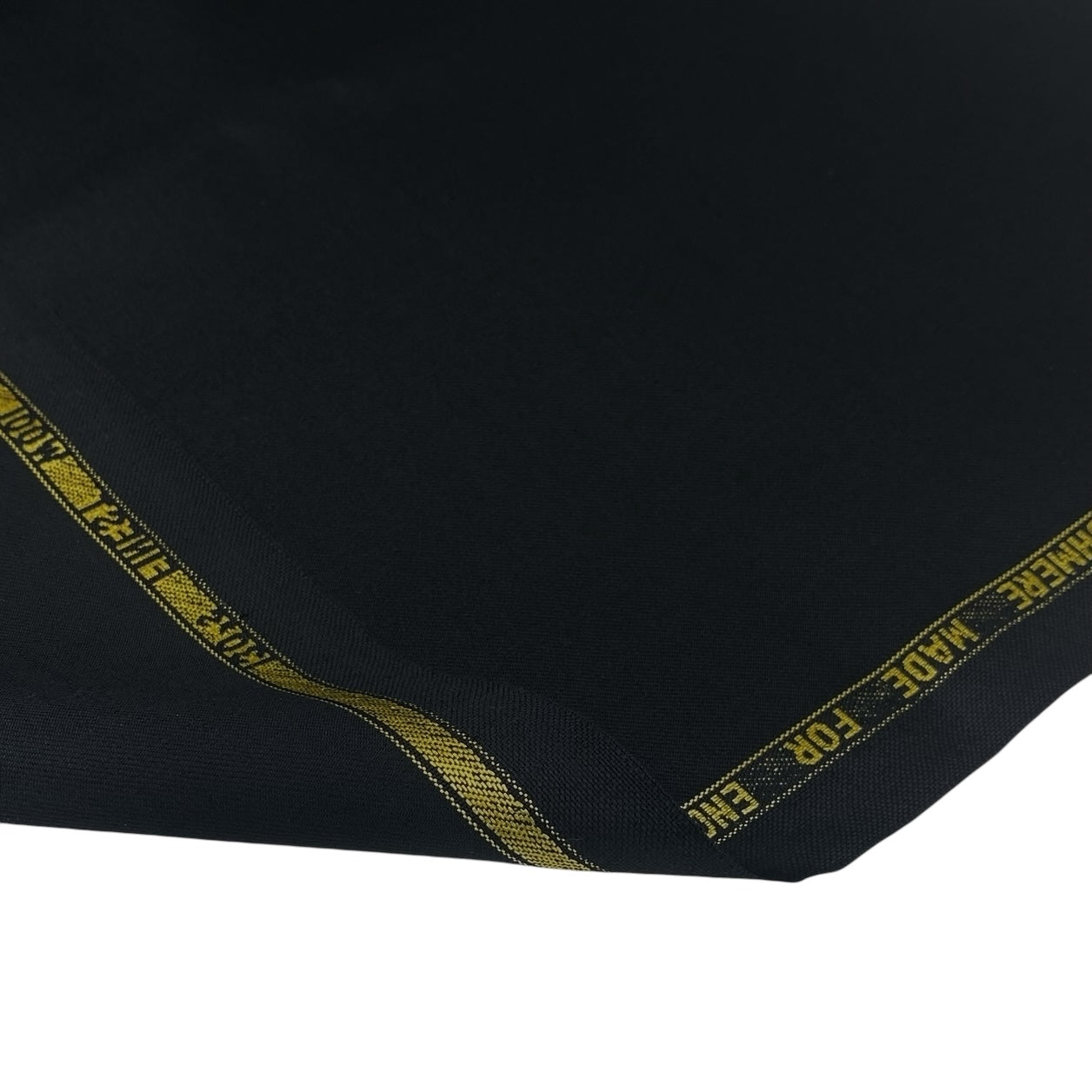 130’s Wool Cashmere Suiting - Black