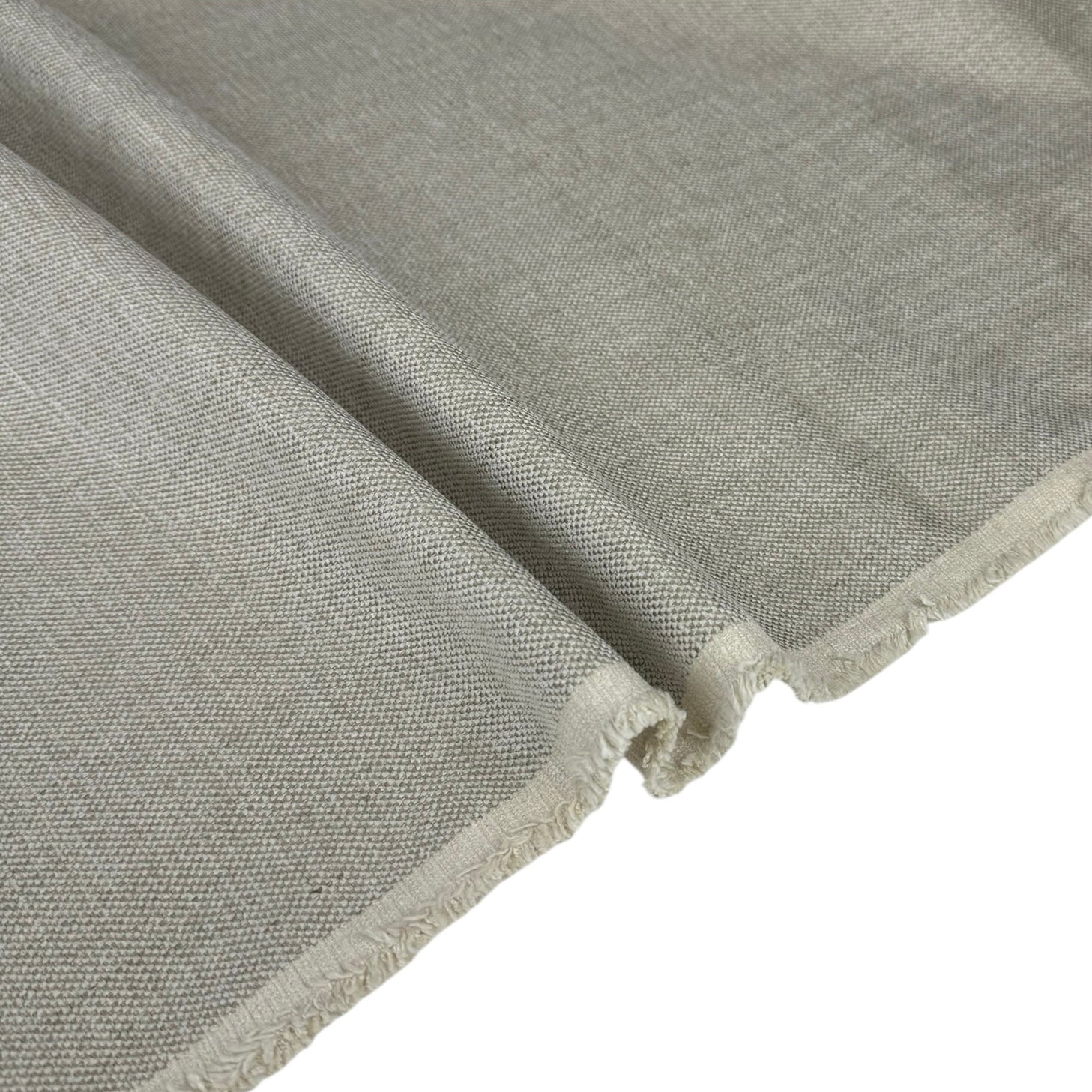 Chenille Upholstery Remnant  - Beige/Taupe