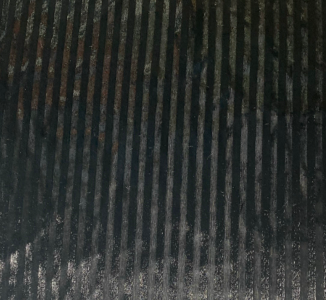 Striped Silk Velvet - Black