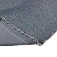 Chenille Upholstery Remnant - Blue/Grey