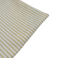 Striped Organic Cotton - Yellow/White
