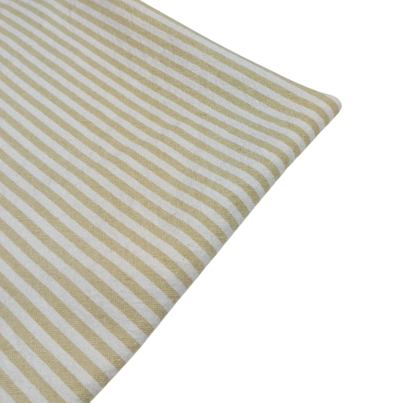 Striped Organic Cotton - Yellow/White