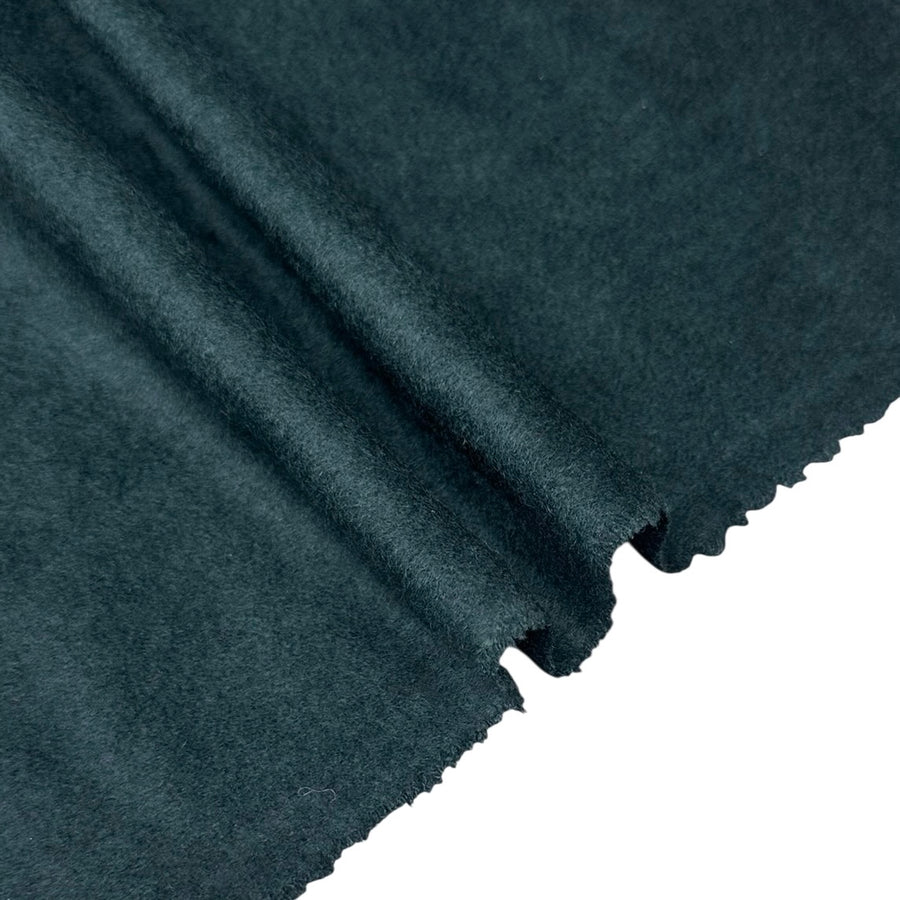 Mohair Wool Coating - Forest Green