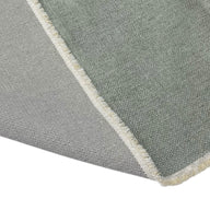 Upholstery Remnant  - Green/White