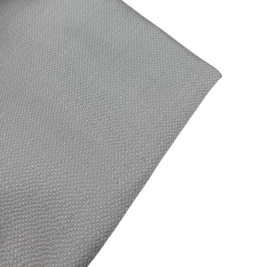 Woven Cotton Linen Blend Upholstery Remnant - Beige Grey