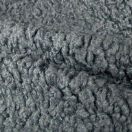 Double Face Boucle/Faux Suede Upholstery Designer Remnant  - Grey