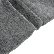 Striped Chenille Upholstery Remnant - Grey