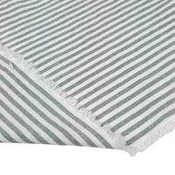 Striped Organic Cotton - Green/White