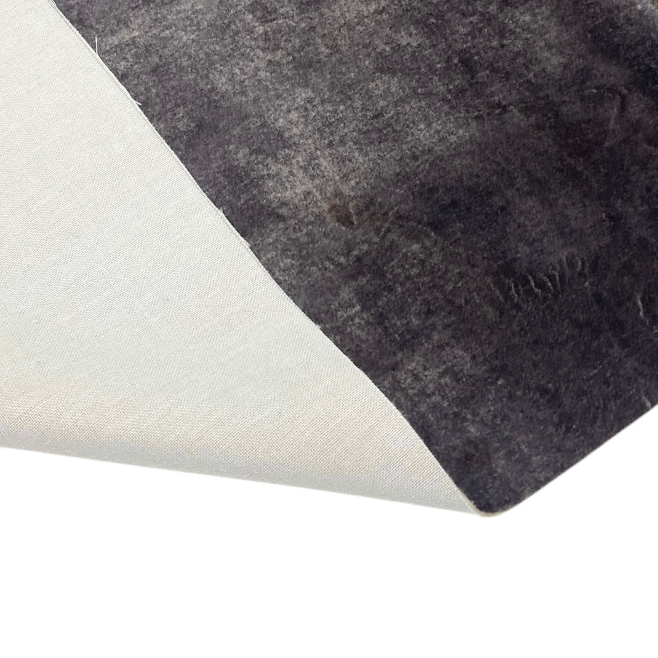 Velvet Upholstery Remnant - Brown