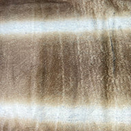 Luxury Faux Fur - Striped - Brown/Beige