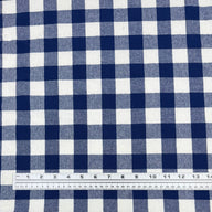 Checkered Organic Cotton - Blue/White