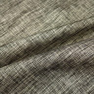 Woven Upholstery Remnant - Ivory/Black
