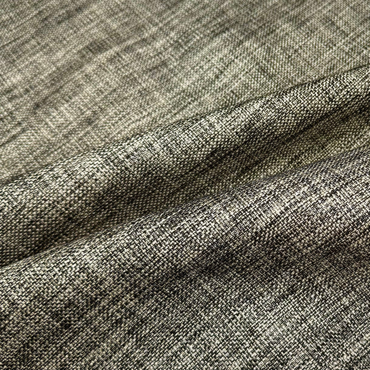 Woven Upholstery Remnant - Ivory/Black