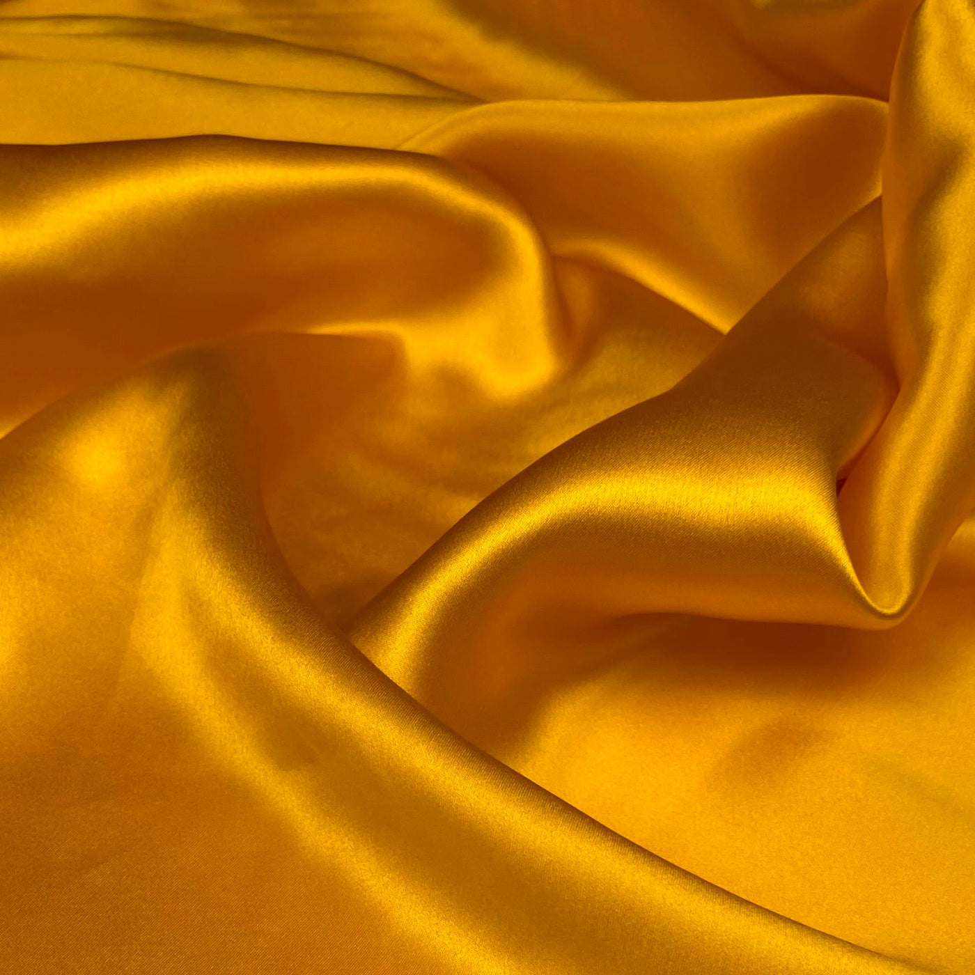 Mulberry Silk Charmeuse Satin - Sunflower Yellow