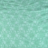 Floral Corded Lace - Mint